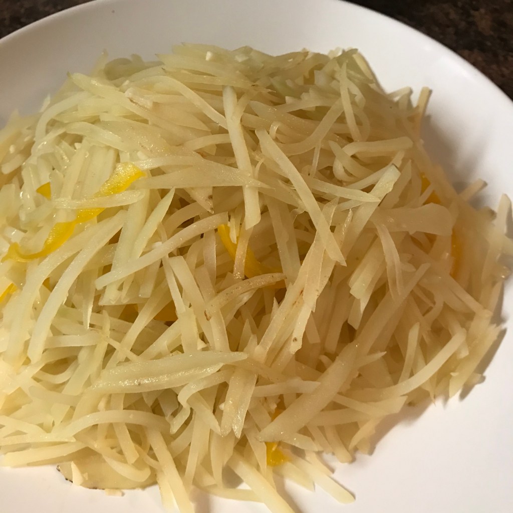 炒土豆絲 Stir Fry Potato Slices