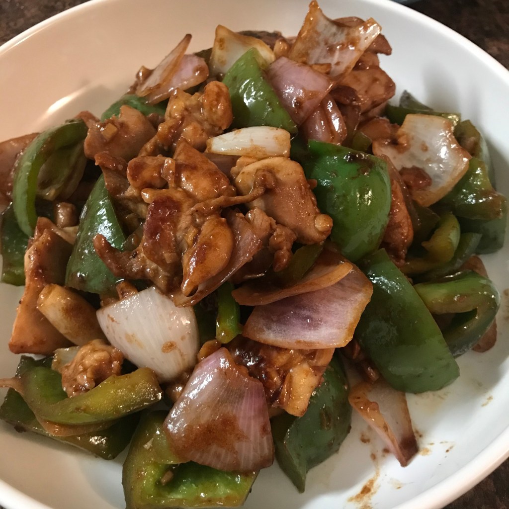 豉椒炒雞球 Stir Fry Black Bean Chicken