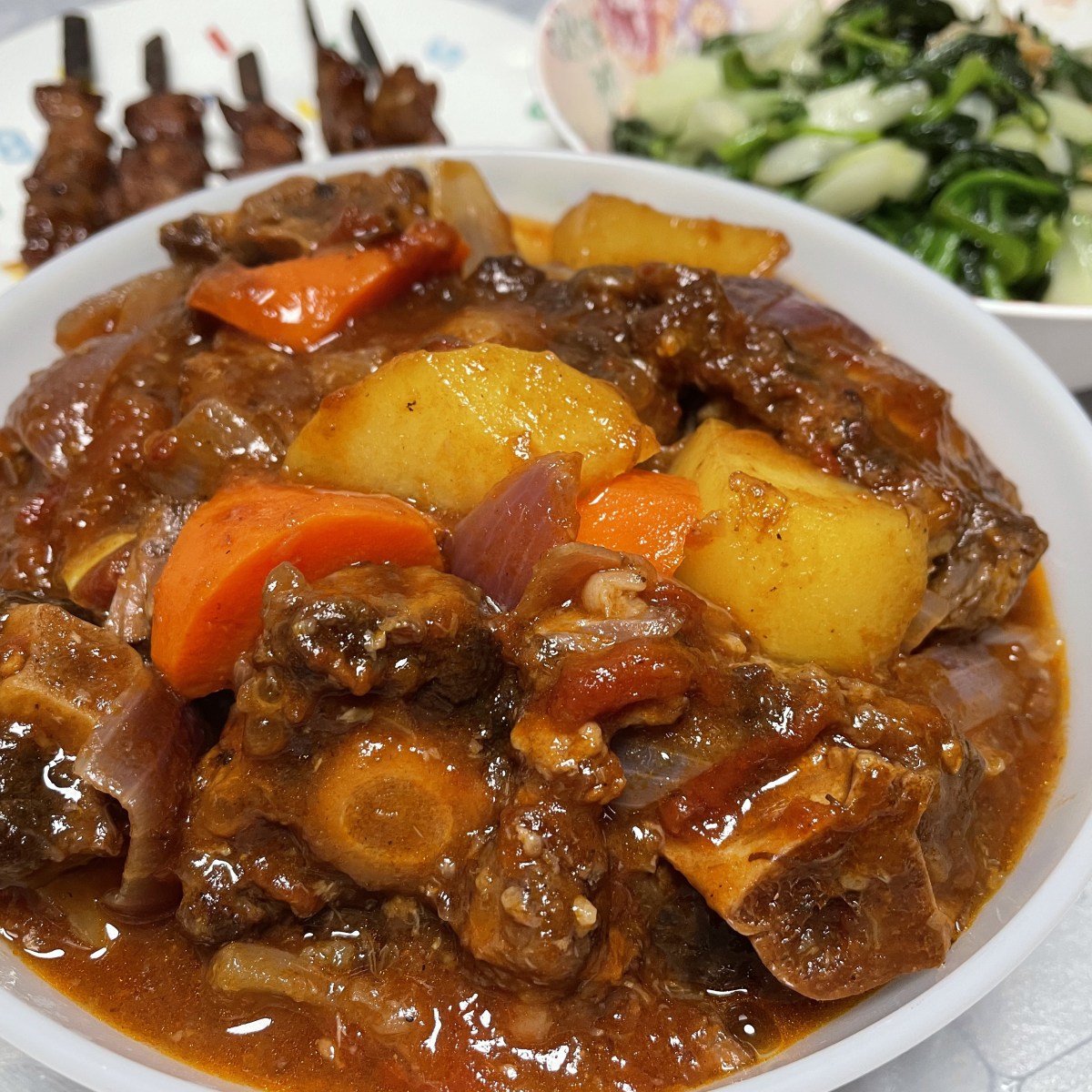 紅酒燉牛尾 Pressure Cooker Oxtail Stew in Red Wine&nbsp;Sauce
